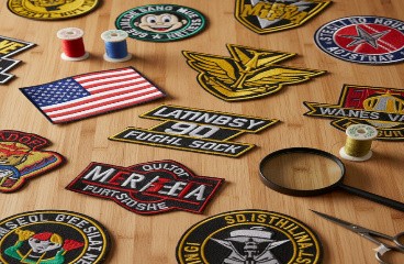 Home embroidered patch